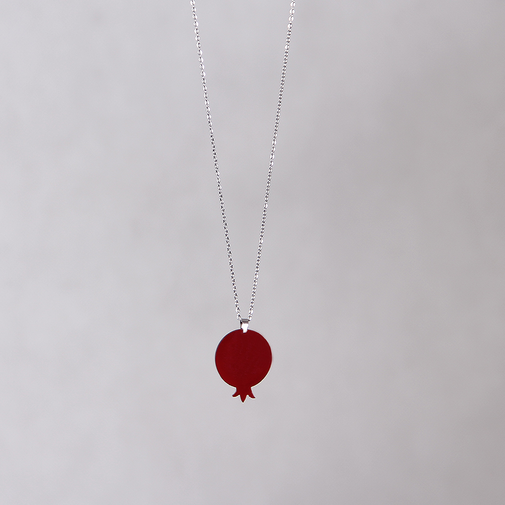 نیم ست استیل اناری